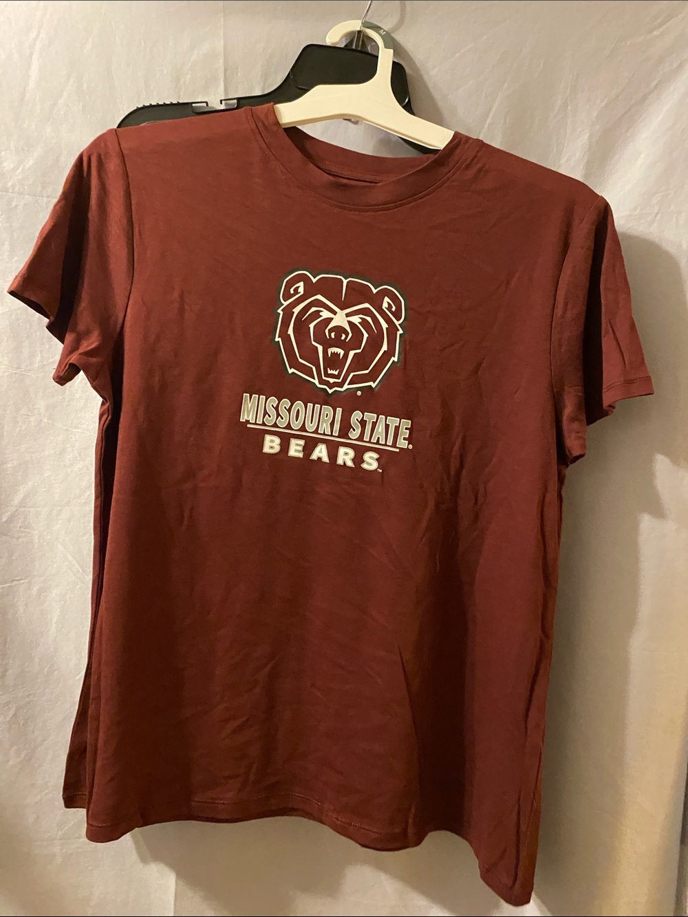 Missouri State Bears Short-Sleeve Tee - Maroon with White Logo